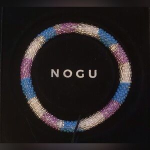 🩵💜🤍 NOGU Himalayan Blue, Purple, White Bracelet 🤍💜🩵